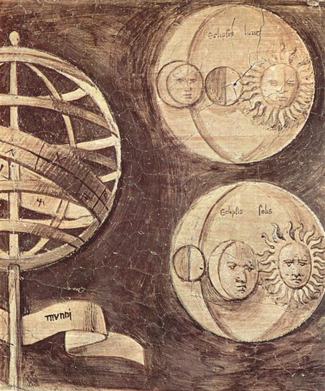 Fregi delle arti liberali e meccaniche - dettaglio dell'Astronomia